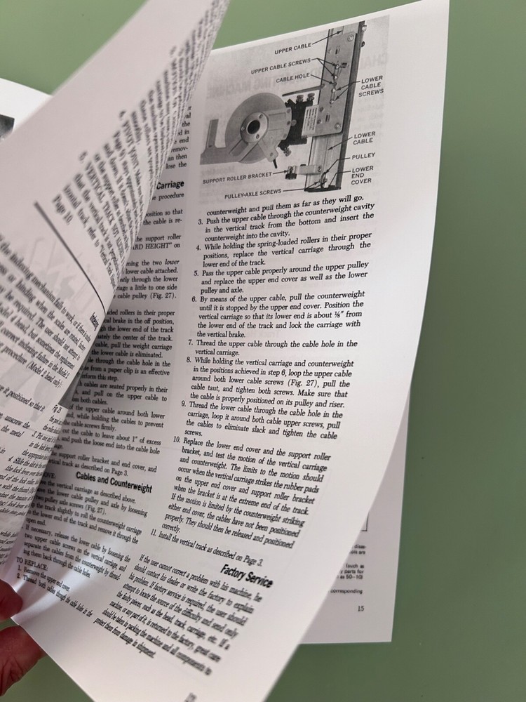 Drafting User Manual. VEMCO TRACK Machine. 19 Page Comprehensive booklet.