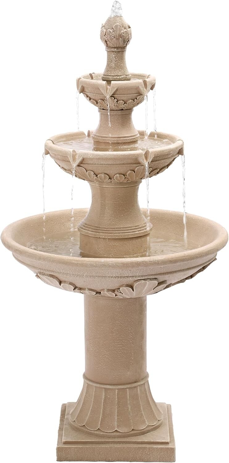 Italian Outdoor Water Fountains Garden Decor - 48.4''H Fountains and Waterfalls