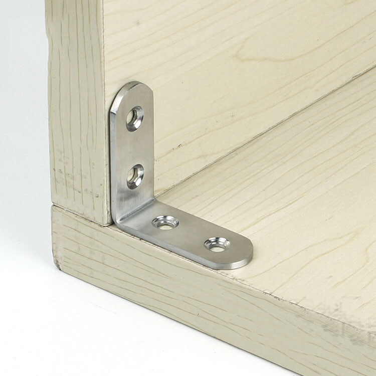 Stainless Steel Right Angle Bracket Corner Brace Joint Shelf Support L Shape