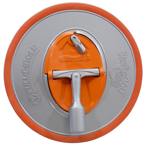 Radius360 Full Circle Drywall Sanding Tool - 9" Round Head w/Hook & Loop Backer