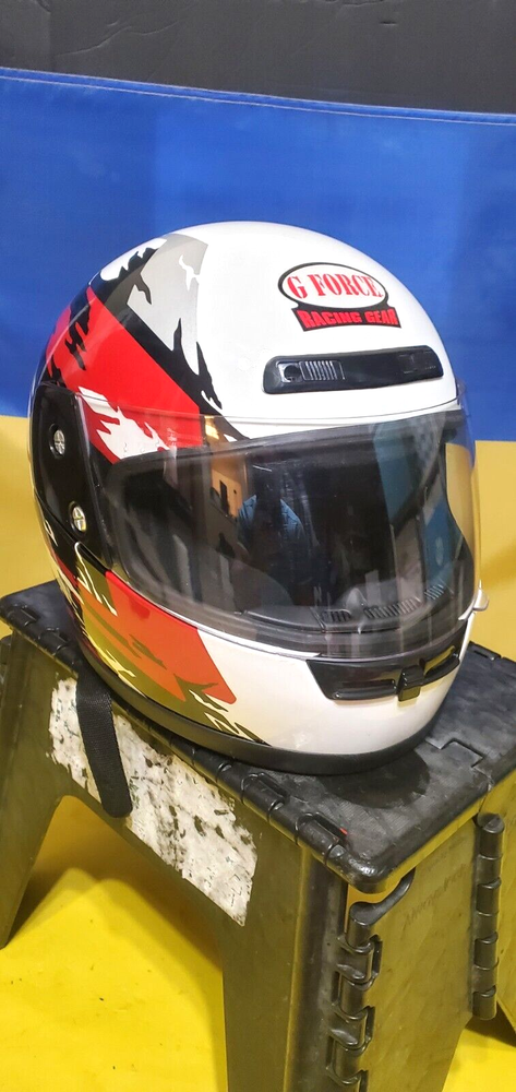 💯G-FORCE RACING GEAR HELMET CUSTOM SIZE S