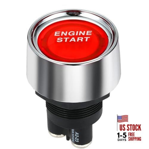 Start Engine Button car Dc 12v 50a Car Start Engine Button Light Switch Red