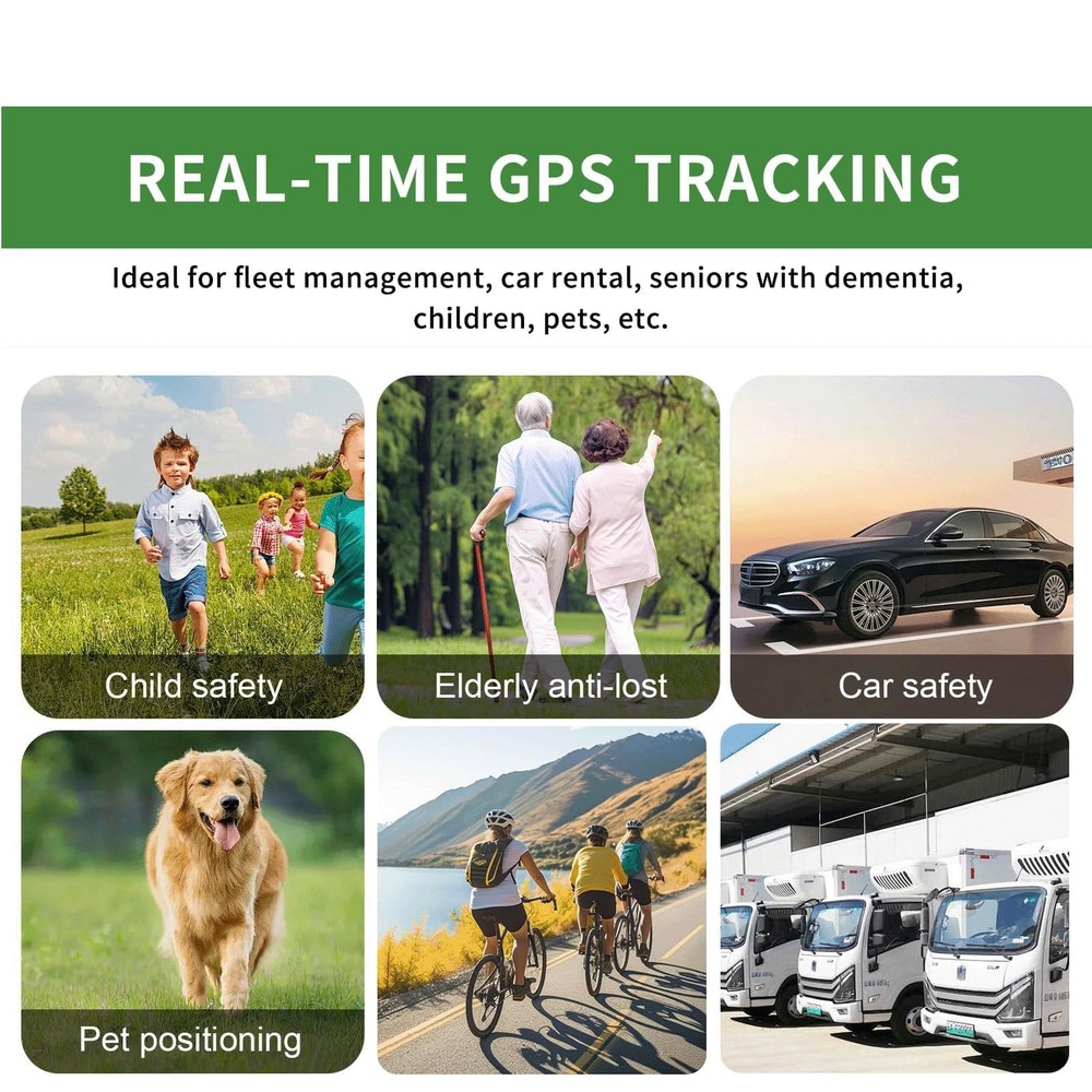GPS Tracker for Vehicles No Subscription - Mini Magnetic Tracker Device for V...