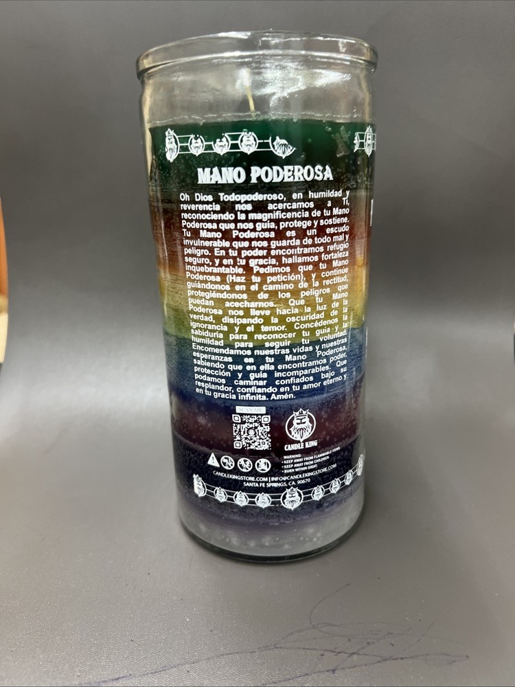 Candle King Mano Poderosa 14 Day Candle