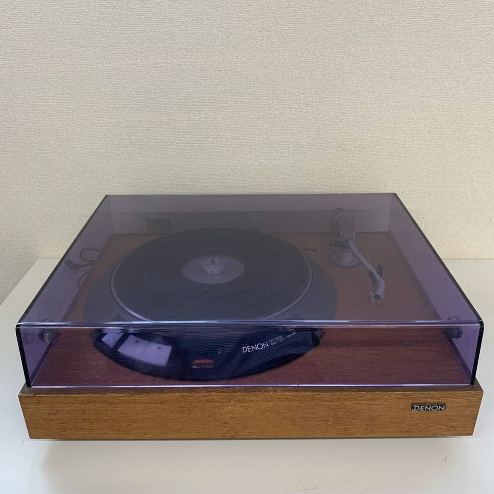 Denon DP-3000 + DP-3700F Direct Drive Turntable record player