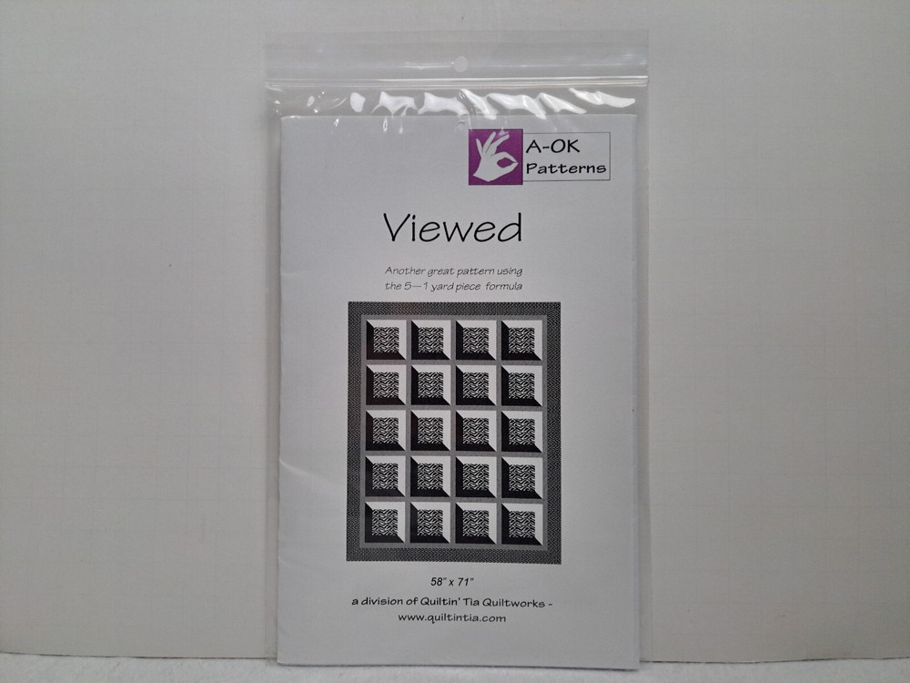 A-OK Patterns Quilt Pattern - Viewed (58" x 71") - Uncut