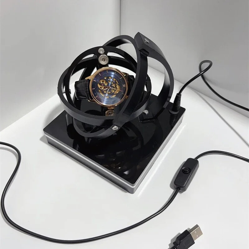 Stereoscopic Automatic Watch Winders Mechanical 360° Rotating Display Storage
