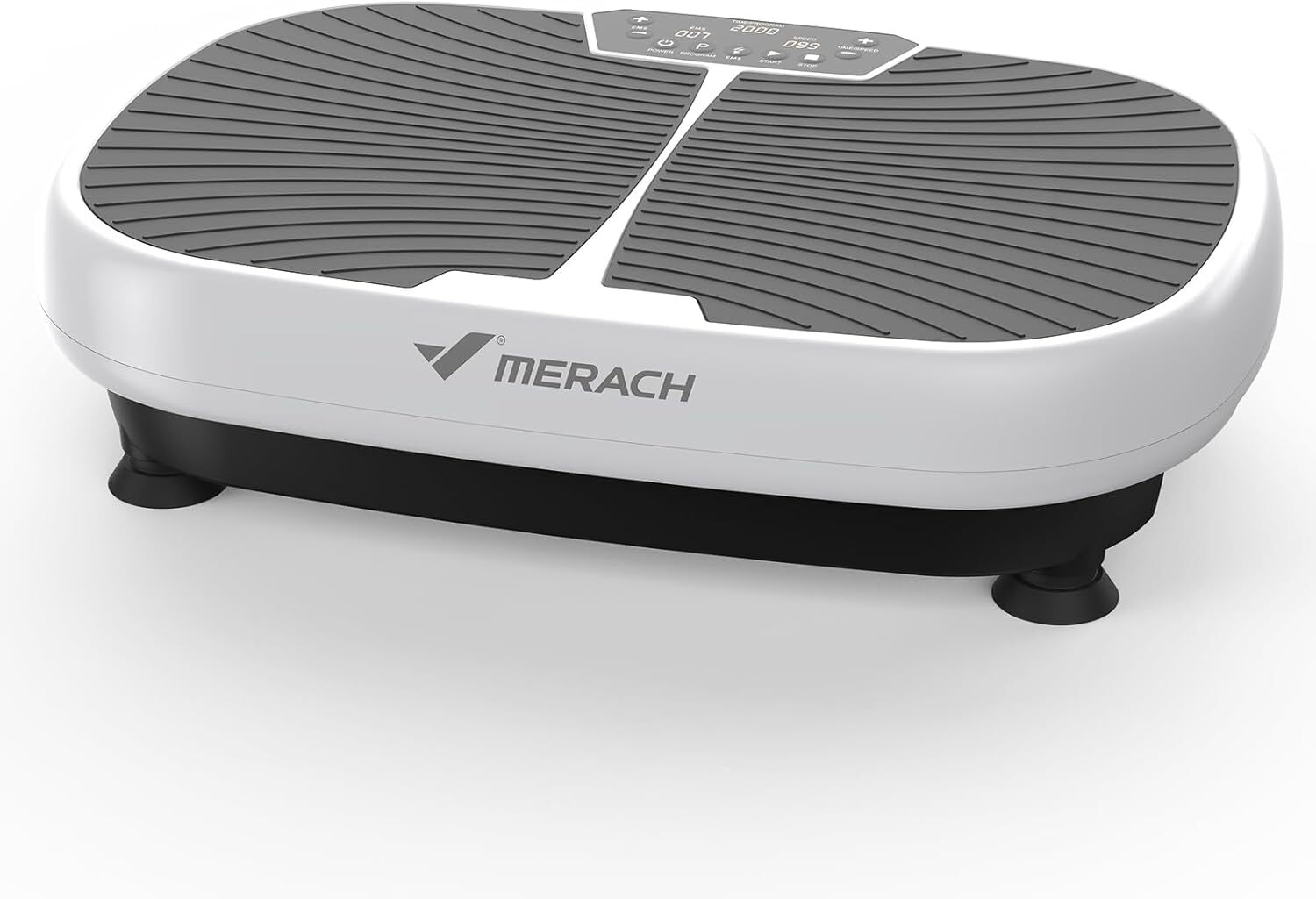 MERACH EMS Vibration Plate Exercise Machine for Lymphatic Drainage, Weight Loss