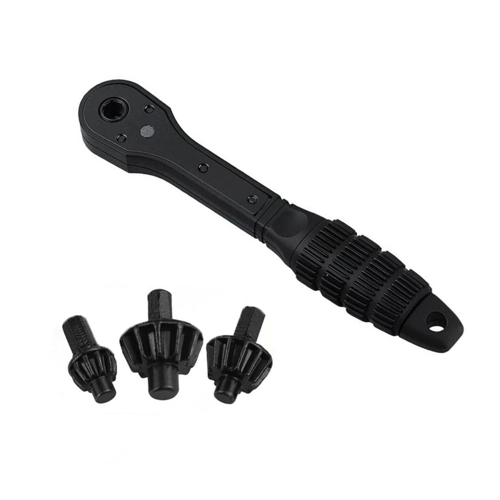 Universal 2-in-1 Ratchet Spanner Chuck Key Replacement Set for Various Drills