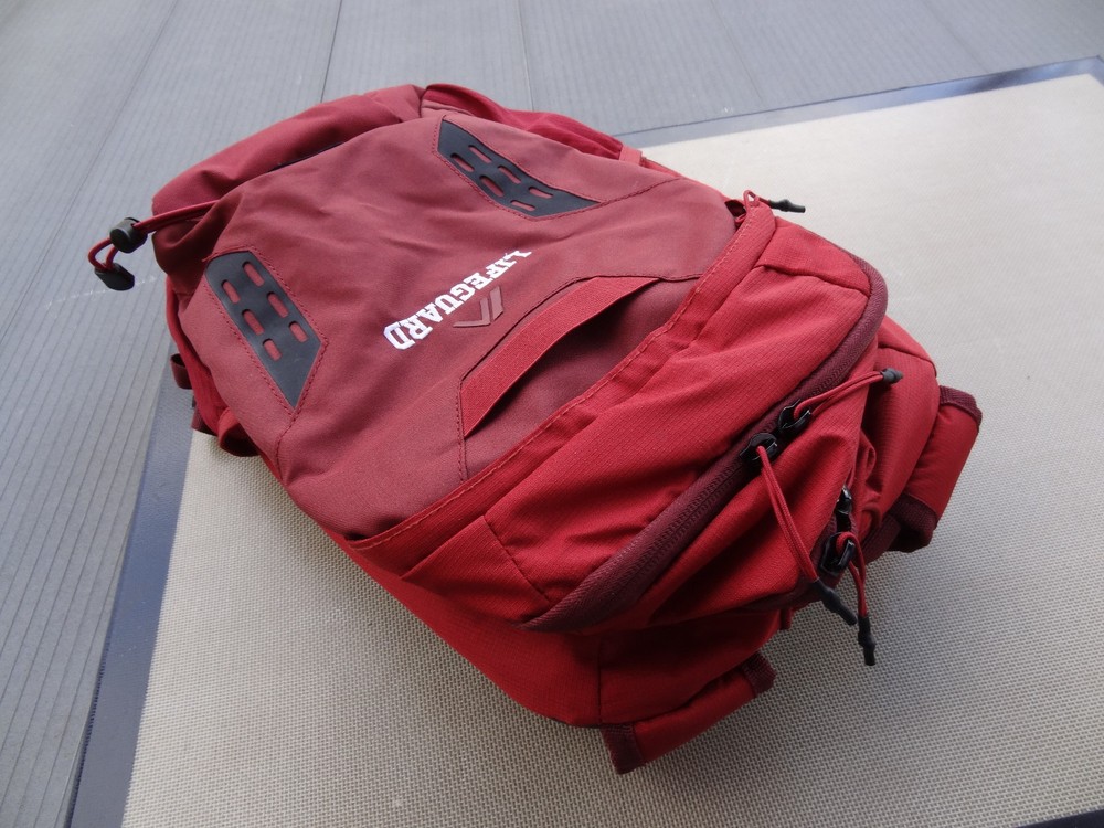 Quest Hydration Backpack 2L -Red Maroon -"LIFEGUARD"