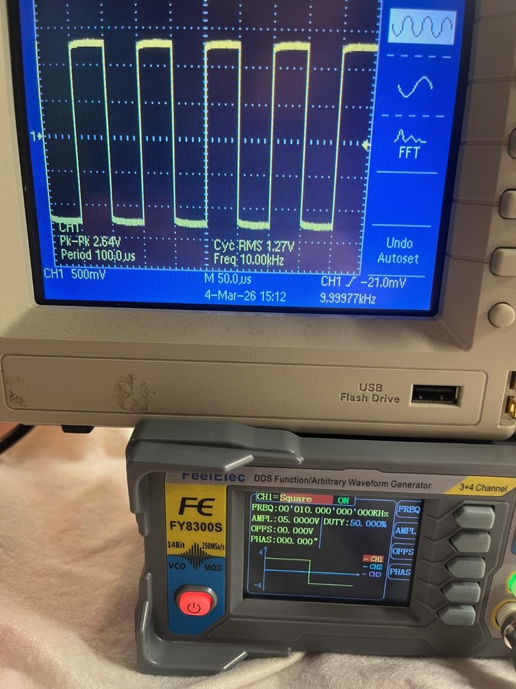 FeelElec 20MHz DDS Function/Arbitrary Waveform Generator (FY8300S-20M)