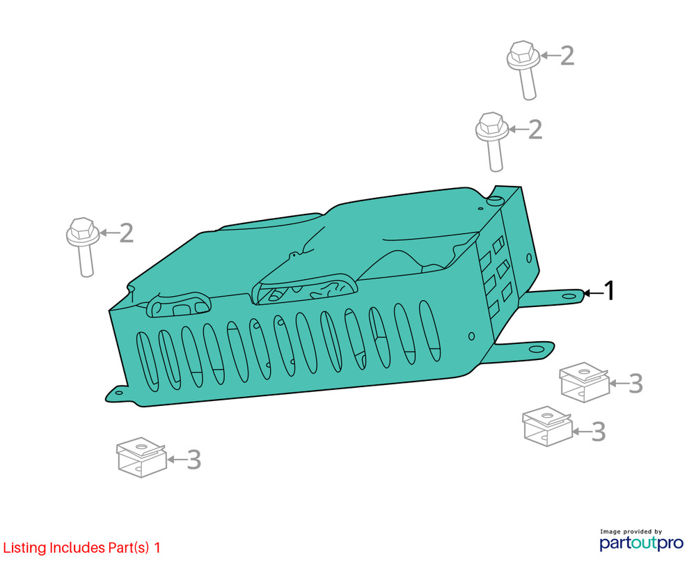 2019 - 2020 RAM 1500 OEM POWER INVERTER CONTROL MODULE 68302053AD