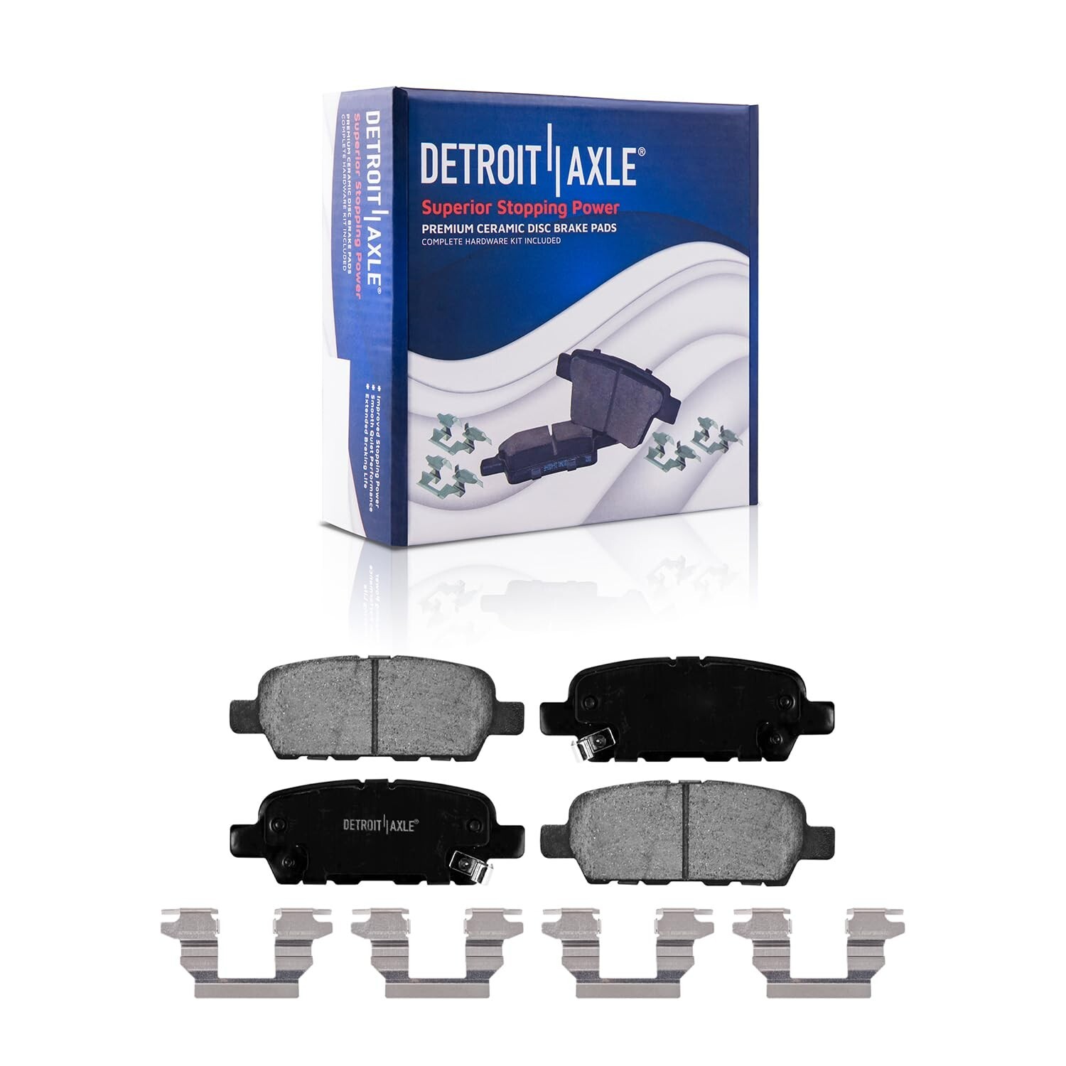 Front Rear Ceramic Brake Pads for Infiniti EX35 FX35 G25 M35 QX70 Nissan 370Z