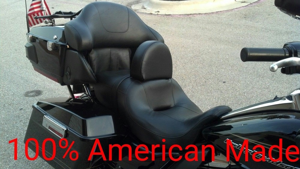 Harley Drivers Backrest for Electra Glide, Ultra,Tri Quick Release Adjustable