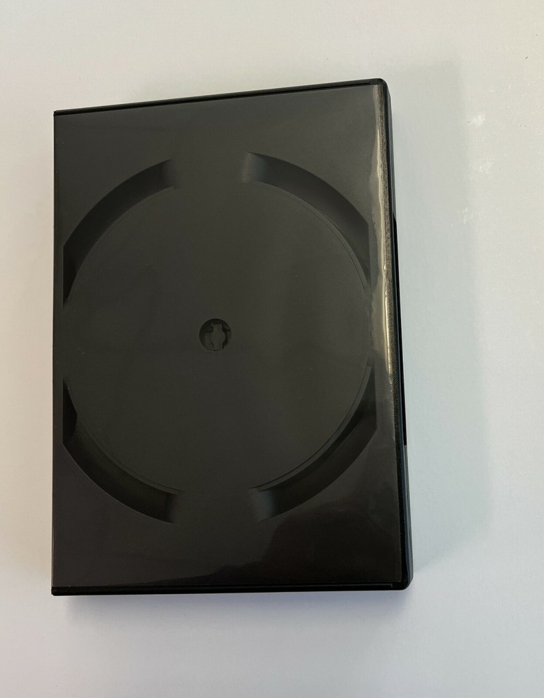 ONE 27MM BLACK STACKABLE TRIPLE 3 DVD CASE BOX - TKN3, FREE SHIPPING