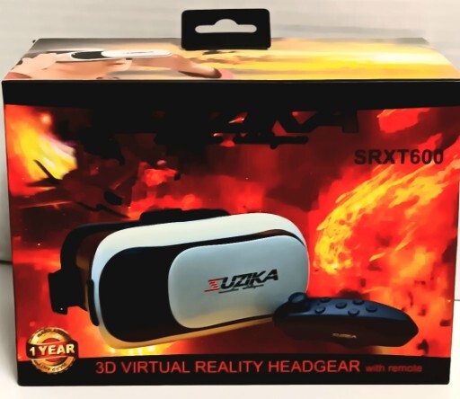 SUZIKA 3D Virtual Reality HeadGear/ Remote Control SRXT600  NEW