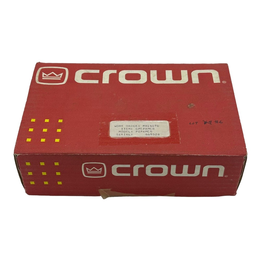 Crown PIP AMCb Input Card Programmable Crossover, Equilization & Compressor