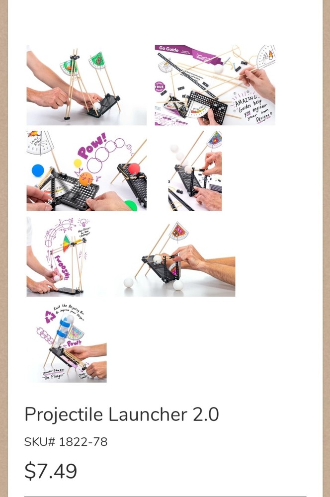 TeacherGeek Projectile Launcher 2.0 STEM | STEAM Activity