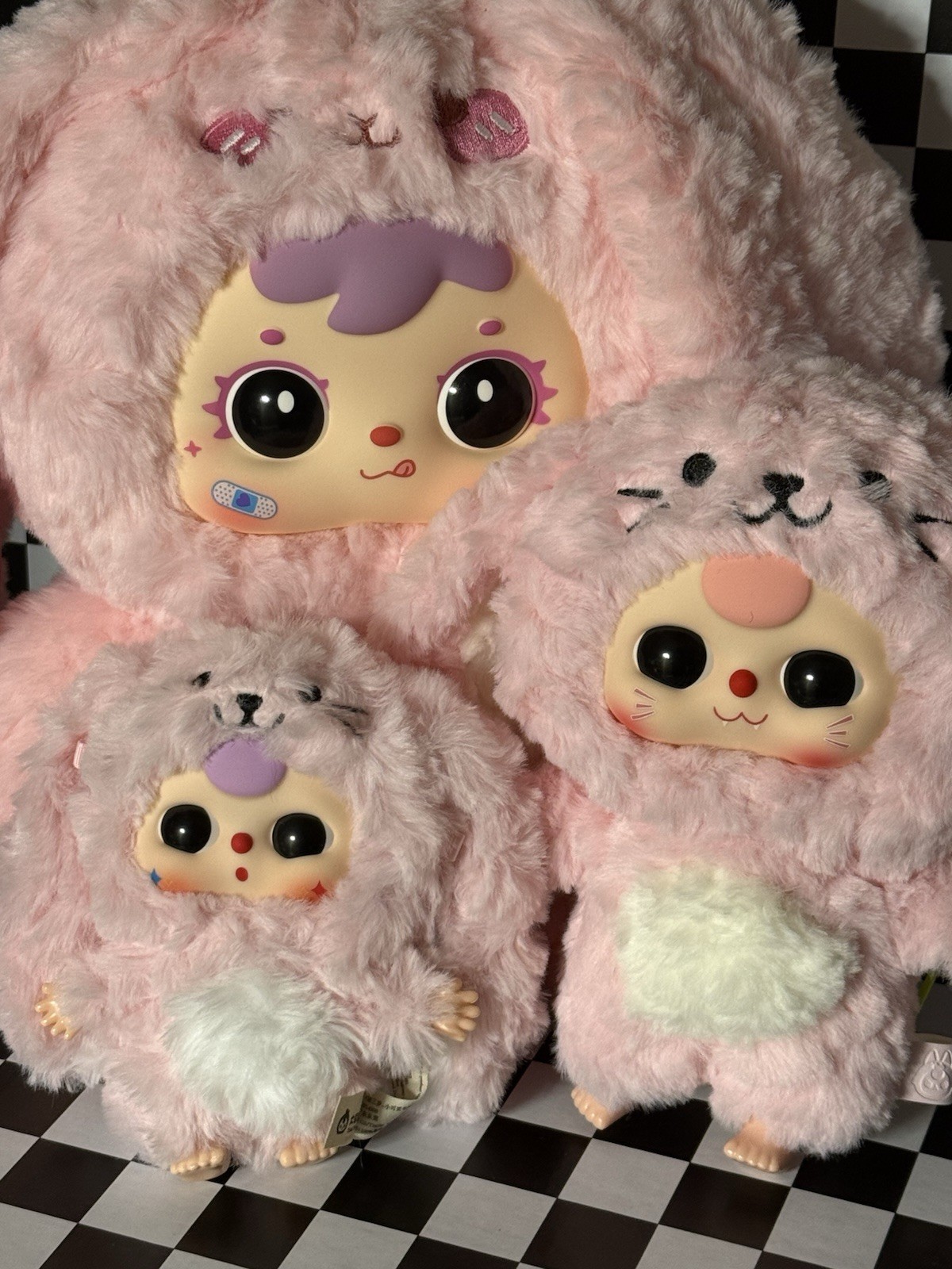 Pink Bunny Rabbit Lover Christmas Present Bundle Samuel 500% Baby Three San Xiao