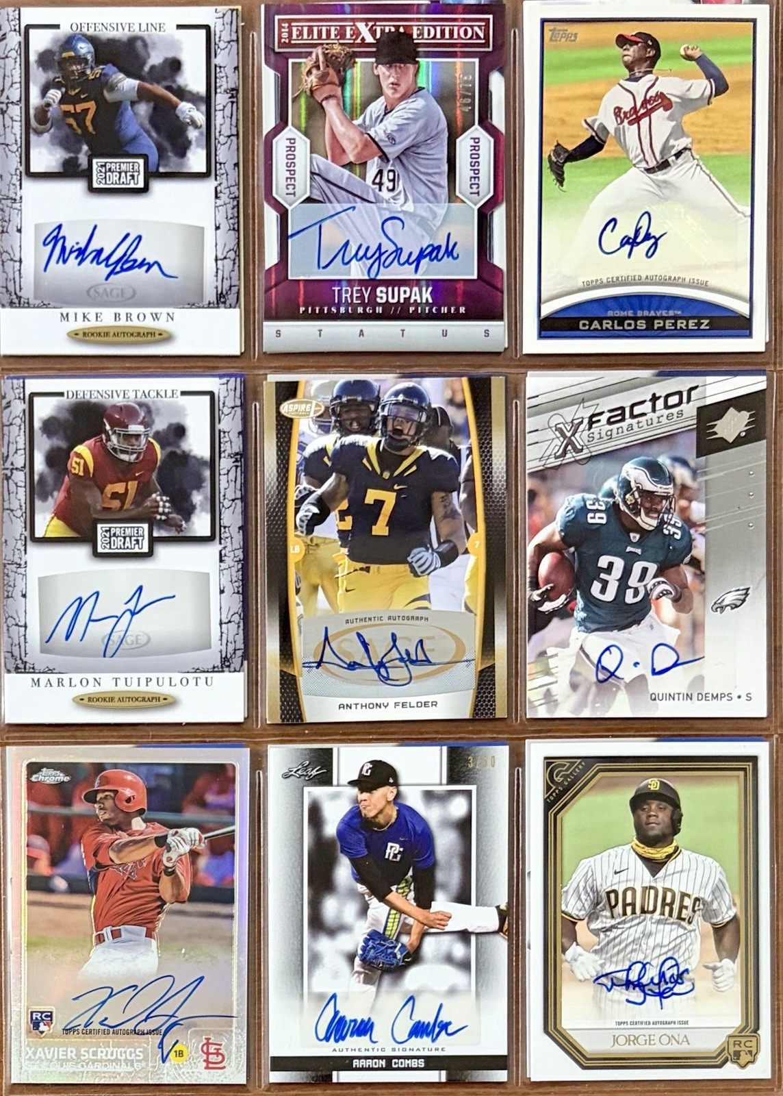 (86) Total Sports Cards Lot of Autographs, Jersey Relics, #d, Autos, 1/1 Plate!