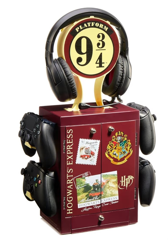 Harry Potter Platform 9 3/4 Gaming Accessory Locker & Storage Stand – Holds...