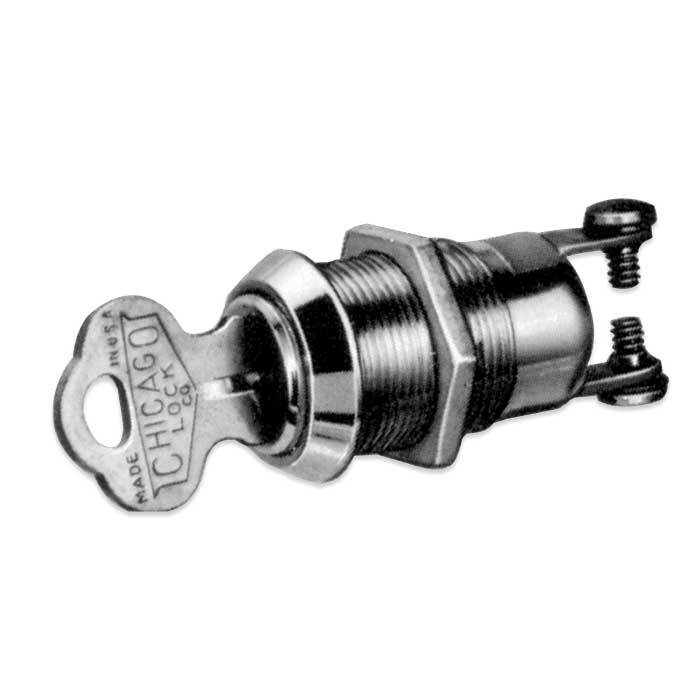 Compx Security C2174-70DC-KD DC Switch Lock 1-13/16" Off Only Chrome