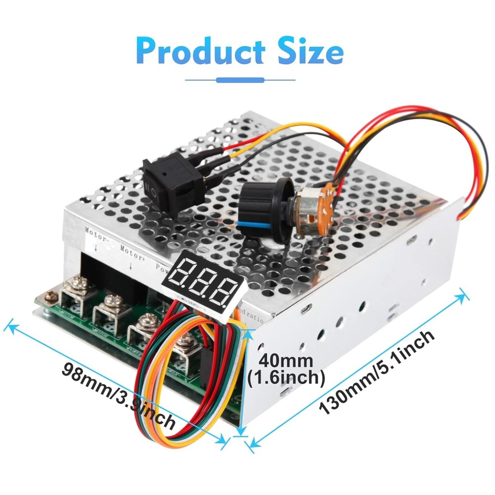 Motor Speed Controller with Forward-Brake-Reverse