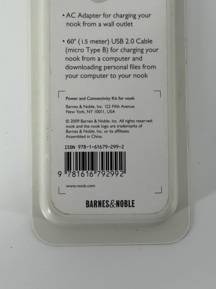 Nook Power and Connectivity Charging Kit
