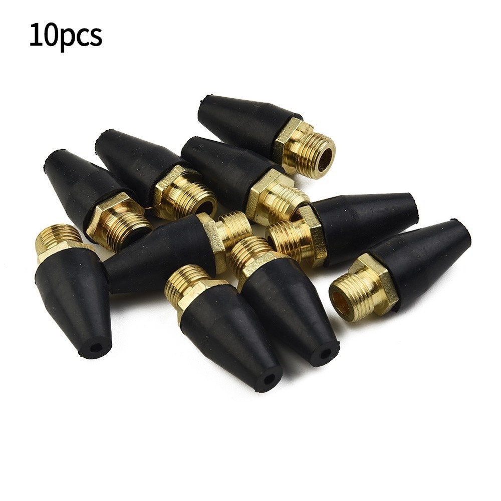 Rubber Nozzle Pack Brass Safety-Tip Tools Accessories Connector Replacement