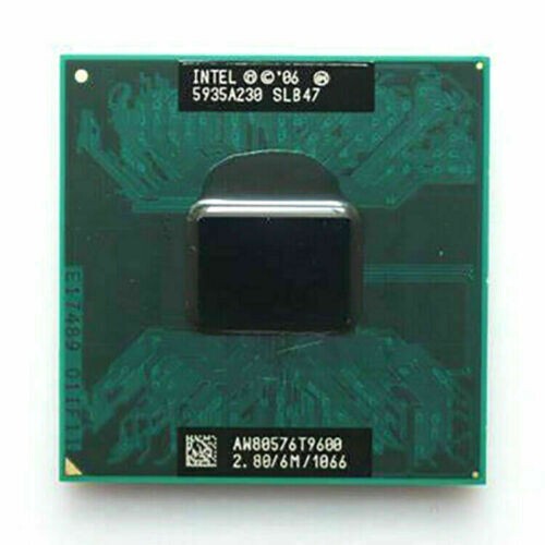Used Intel Core 2 Duo T9600 2.8GHz 6MB Cache Socket P Laptop CPU Processor