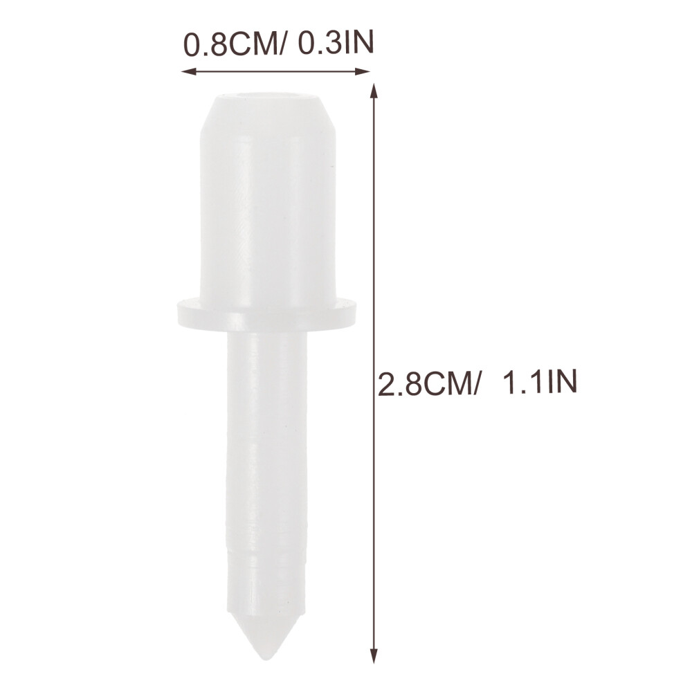 60PCS Shutter Repair Pins Spring Loaded Plantation Shutter Replacement White