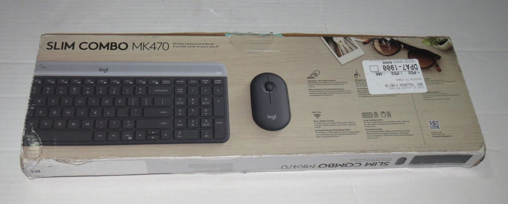 Logitech MK470 Slim Wireless Mouse & Keyboard Combo Graphite