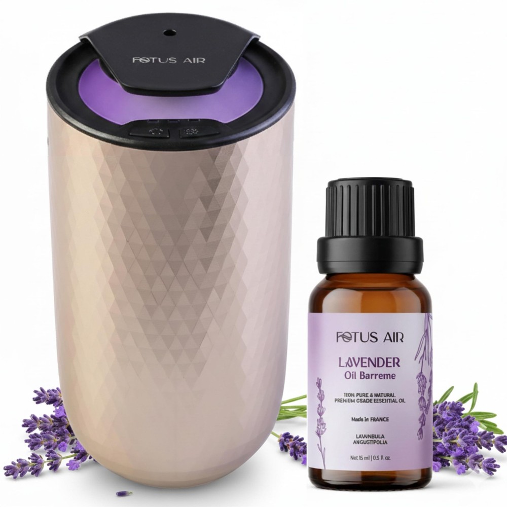 Waterless Essential Oil Diffuser – Portable Cordless Aromatherapy Diffuser