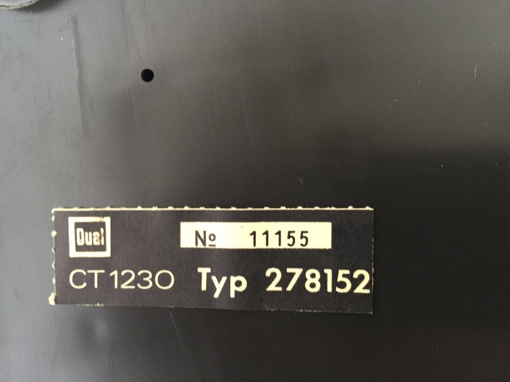 Dual CT 1230 HiFi Tuner