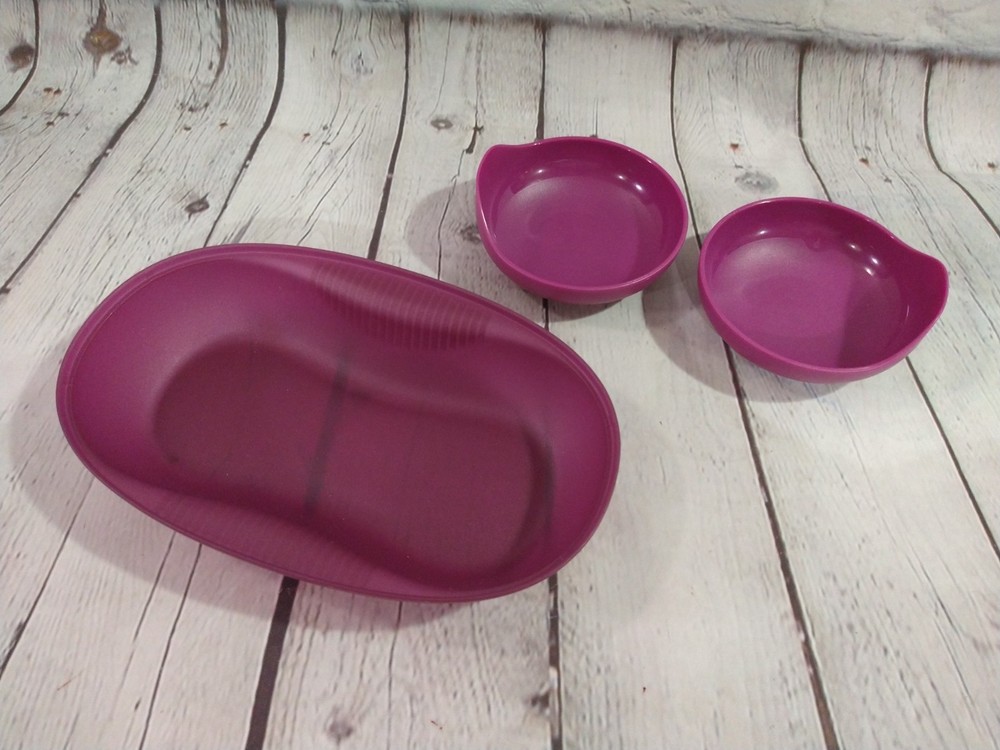 NEW Tupperware microwave breakfast maker egg inserts - #6996