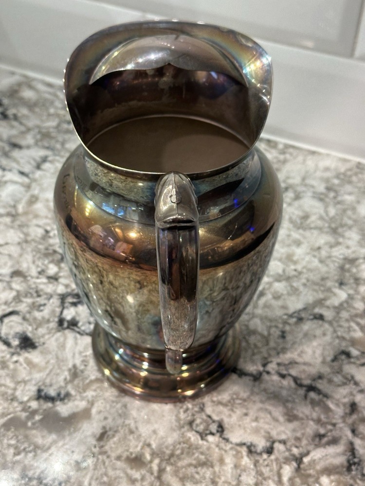 WMA Rodgers Silver Pitcher Vintage