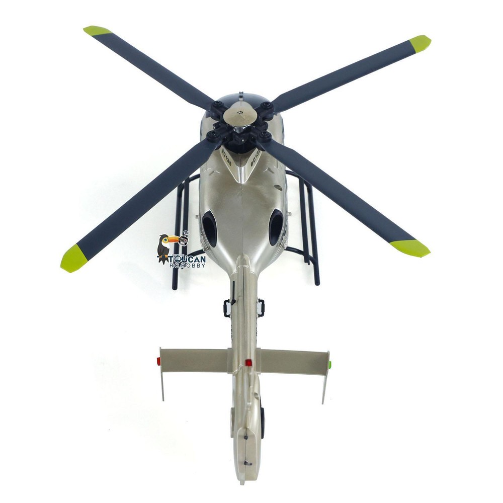 6CH RC Simulation Helicopter Model EC135 1/36 Stunt Airplane Reverse Flight