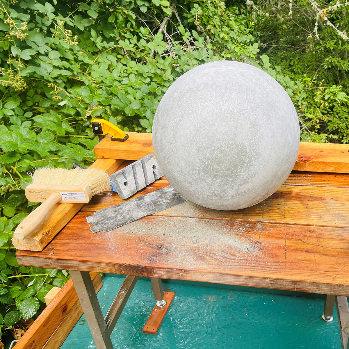 AUTUMN Ball Sphere Mold, Concrete Cement Orb Mold, Garden Decor Mold
