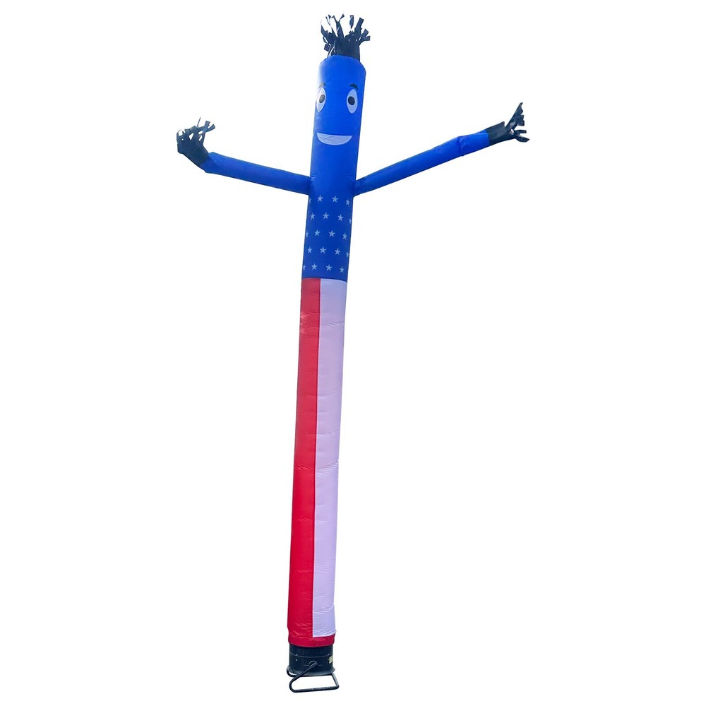 20Ft USA Flag Inflatable Dancer Wind Dancing Sky Puppet with NO Blower