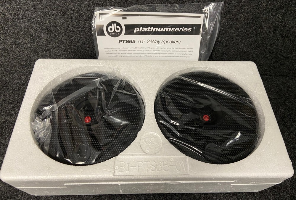 DB DRIVE PTS65 6.5 2-WAY PLATINUM SERIES SQL PERFORMANCE 300 WATTS 2 OHMS