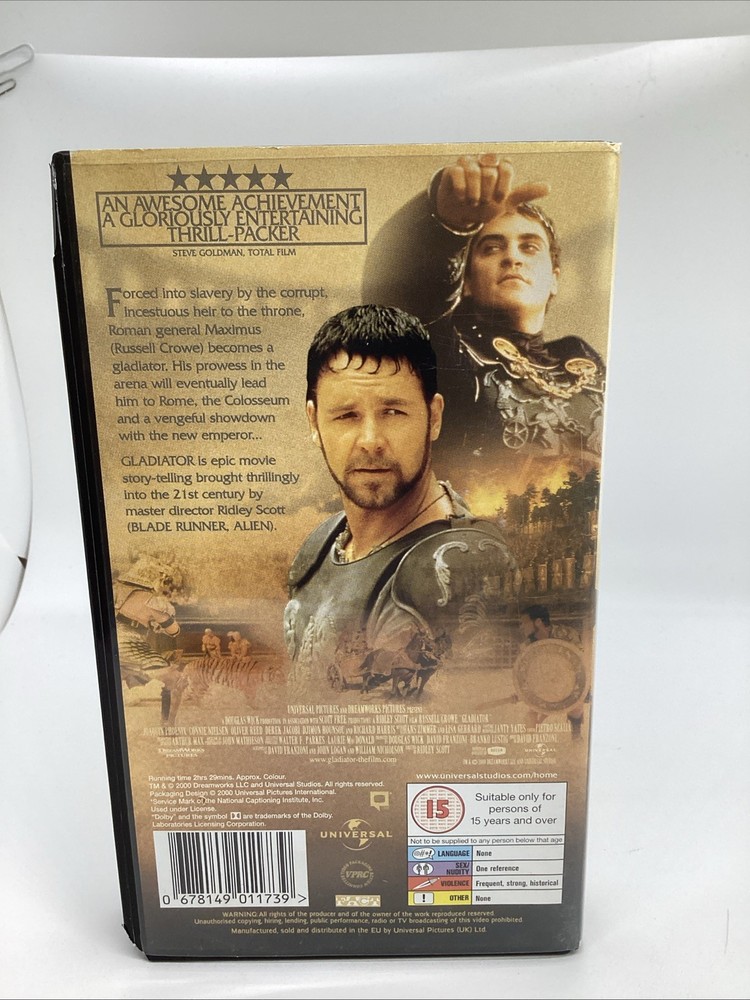 Gladiator Vhs