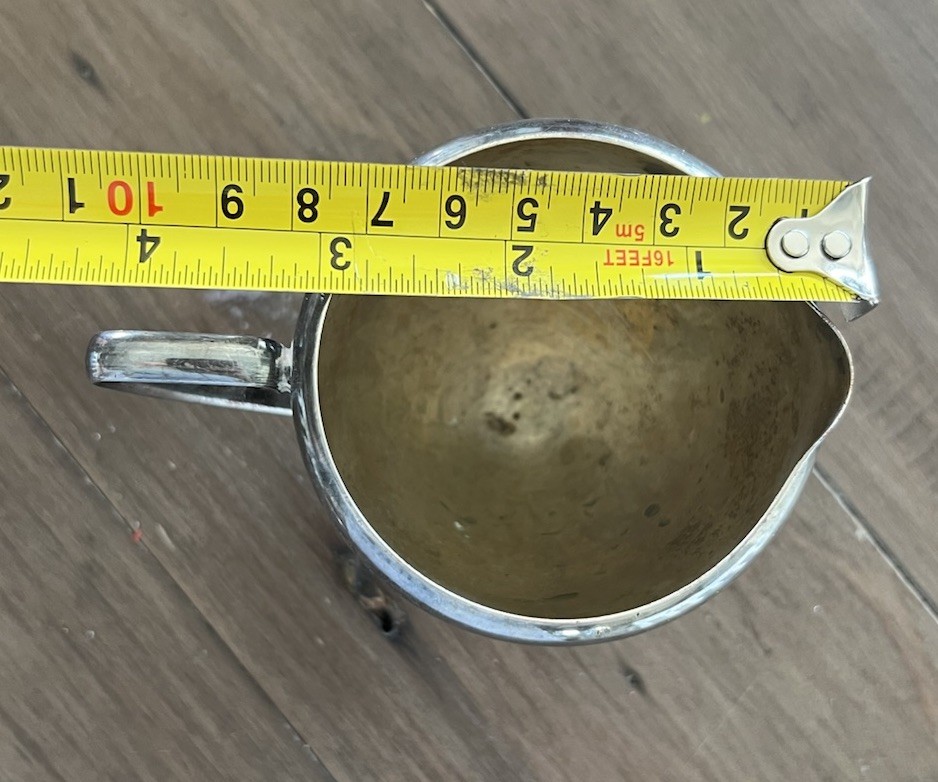 Vintage Silver-Plated Creamer Cup