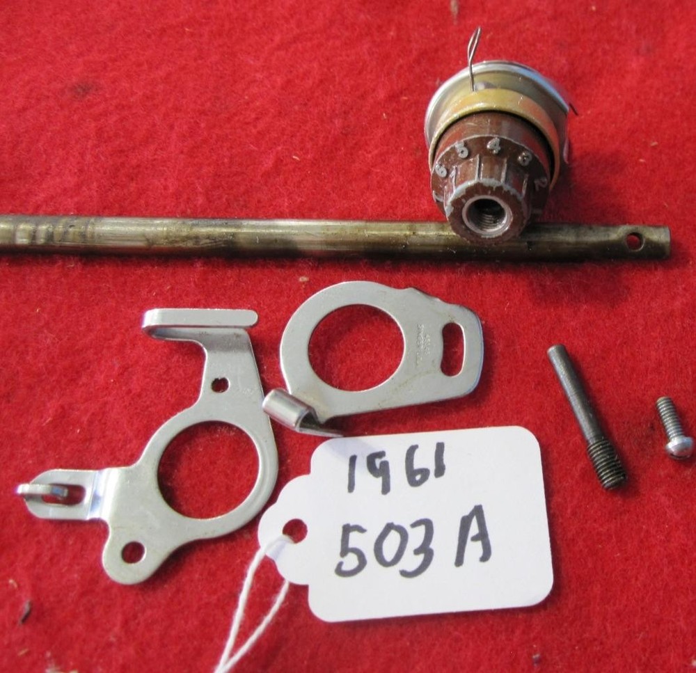 1961 SINGER  SEWING MACHINE MODEL 503A THREAD TENSIONER