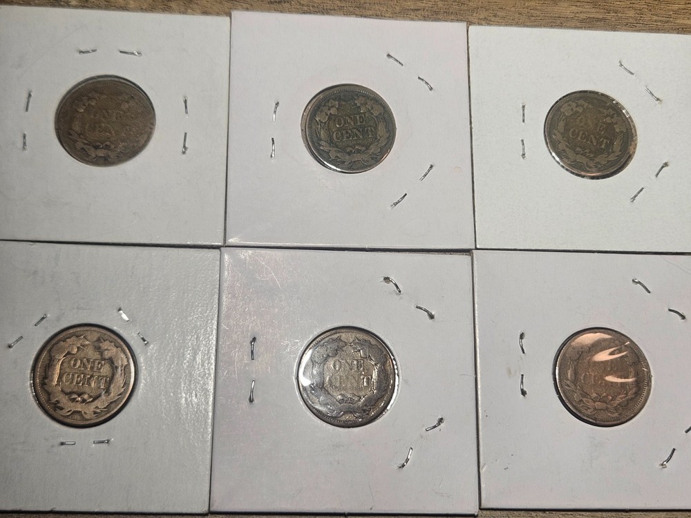 1858 1C Large Letters Flying Eagle Cent