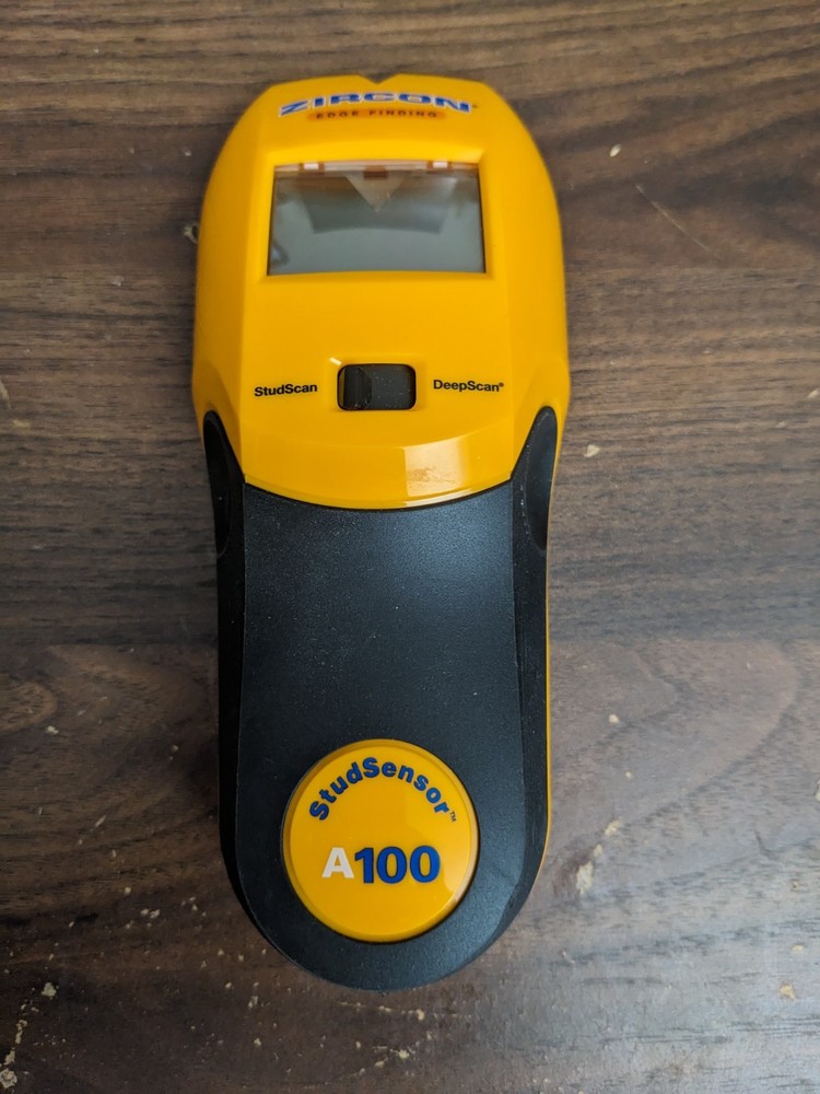 Zircon StudSensor A100 Wall Scanner and Center/Edge Locating Stud Finder