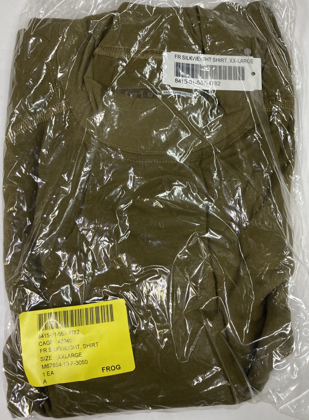 USMC XGO FROG Peckham Military Flame Resistant SILK Layer Shirt SM MED LARGE NEW