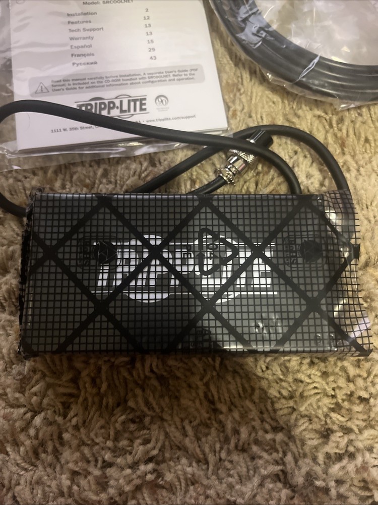 Tripp Lite SRCOOLNET AC8897 SNMP Remote Cooling Management Webcard New open box!