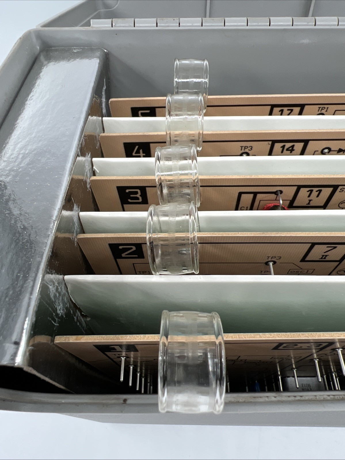 Heathkit Educational Systems ETB 6102 AC Electronics 5 Circuit boards w/Case