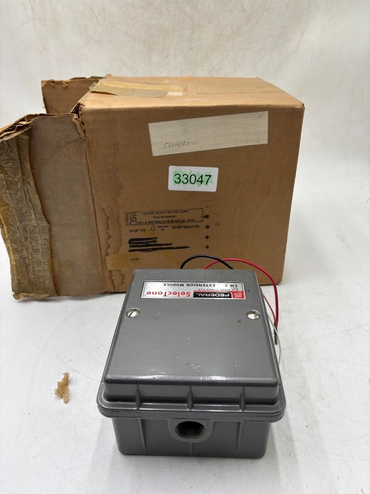 Federal Signal SelecTone EM-3 Extension Module Audio Amplifier