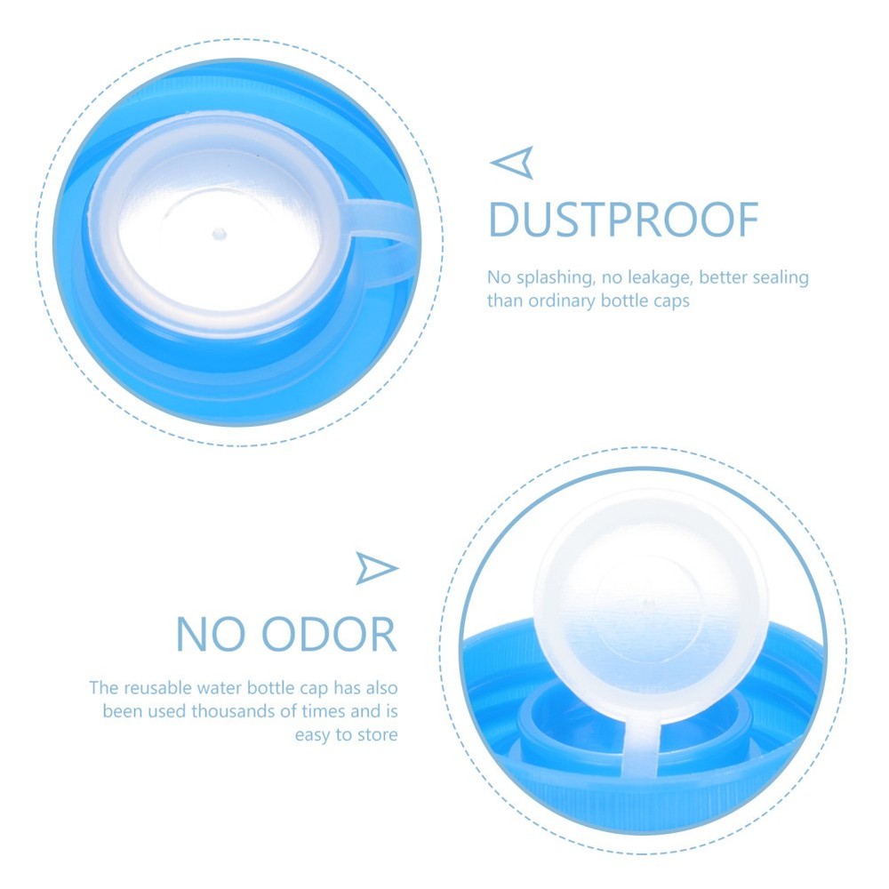 2 Pcs Replaceable Jug Caps Gallon Water Reusable Replacement Bottle Lid